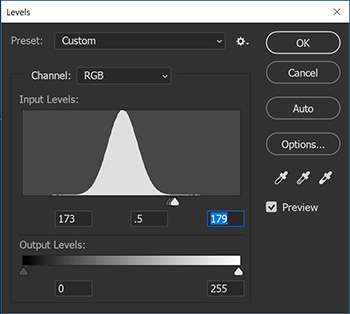 A screenshot of the levels dialog for our closest stars.