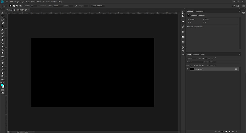The starting screenshot of our project.